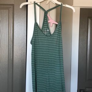 Urban Outfitters striped racer back tank (Size M)